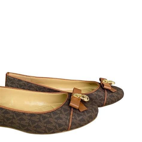 Michael Kors Honey Signature Logo Ballet Flat  